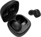 VulTech Cube EP-20BK Écouteurs True Wireless Stéréo in-Ear Bluetooth 5.3 TWS, USB Type-C, Contrôles tactiles, étanches IPX5 avec Microphone pour Smartphone Samsung, iPhone, Xiaomi, Huawei, Noir