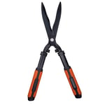 BLACK+DECKER Taille Haie Ondulé - Cisaille de Jardin 53 cm - avec Lames Dentelées en Acier - Outillage de Jardin - Noir/Orange