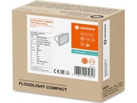 Ledvance Strålkastare Led Flood Compact V 10W 840 Sym 100 Wt 4058075574618