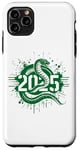 Coque pour iPhone 11 Pro Max Bonne année chinoise - Serpent vert - Nouvel An chinois 2025