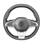 XQRYUB Accessoires intérieurs de Voiture Housse de Volant, adapté pour Renault Clio 5 (V) 2019-2020 Captur 2 2020 Zoe 2020