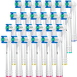 Tête de brosse de remplacement pour oral b, 24 paquets de têtes de brosse à dents électrique pour oral b, EB17-P Precision Clean Brush Heads, Vitality Smart Genius Series