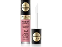 Eveline Wonder Match Blush And Liquid Lipstick 4-In-1 No. 03 4.5Ml