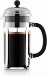 Bodum 34oz Chambord French Press Coffee Maker, High-Heat Borosilicate Glass, Po