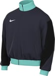Nike M NK DF Strk24 TRK JKT K Waist Length, Obsidienne/Noir/Turquoise Hyper/Blanc, XL Homme