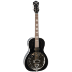 Dirty 30's Single 0 Resonator Guitar w/Pickup Matte Black