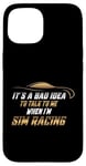 Coque pour iPhone 15 Simulateur de course Sim Racing Cockpit Siège Sim Racer