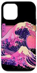 iPhone 13 Pro Purple Great Wave off Kanagawa Purple Color Graphic Case