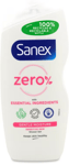 3 x Sanex Zero % SENSITIVE Skin Shower Gel 225ml.