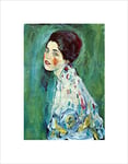 Wee Blue Coo Klimt Portrait Of A Lady Old Master Wall Art Print