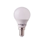 V-Tac 3W LED lampa - P45, E14 - Dimbar : Inte dimbar, Kulör : Varm