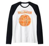 Star Wars Halloween Empire Death Star Jack-O-Lantern Manche Raglan