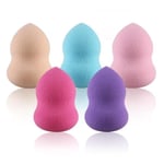 5pcs Multi Shape Beauty Flawless Makeup Blender Foundation C