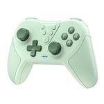 EasySMX Manette Switch Pro sans Fil Bluetooth avec Fonction de Réveil Turbo et Gyroscope 6 Axes, Gamepad Controller Joystick pour Switch Lite OLED Steam Manette PC Vert