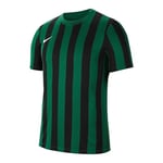 Nike, Men's Striped Short-Sleeve Soccer Jersey, T-Shirt De Football, Blanc/Pin Vert/Noir, XL, Homme