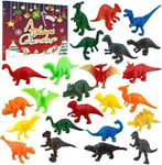 Joulukalenteri - Surprise Blind Box Lasten lelut - Joulun keräilydinosaurukset (24 kpl)