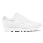 Reebok Femme Rewind Run Sneaker, White/White/Dusk Purple, 38.5 EU