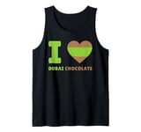 Dubai Chocolate Tee Chocolate Lover Design Apparel Pistachio Tank Top