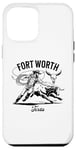 Coque pour iPhone 15 Pro Max Rodéo de Fort Worth, Texas, Bull Rider, Steer Wrangler Cowboy