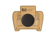 MastaPlasta Self-Adhesive Premium Leather Repair Patch - Dark Brown Circle 8cm x 8cm (3in x 3in). First-Aid for Sofas, Car Seats, Handbags, Jackets