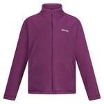 Regatta Kids Unisex Great Outdoors Childrens/Kids King II Lightweight Full Zip Fleece Jacket (Sunset Purple) material_polyester - Size 7-8Y