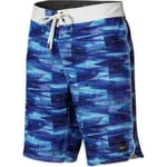 O'neill Mens Blue Aop Epic Freak Glitch Beach Board Swim Shorts 28"