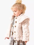 Angel & Rocket Baby Faux Fur Jacket, Beige