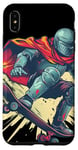 Coque pour iPhone XS Max Skateboard Chivalry avec cool Knight