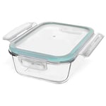 ORION Glass Container, Food Container with Lid, Leakproof for Oven, Microwave, BPA Free, -20 to 220 °C, 1.5 L