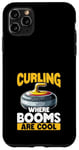 Coque pour iPhone 11 Pro Max Le curling là où les balais sont cool