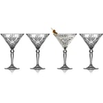 Lyngby Glas Melodia Cocktailglass Krystall 21 cl 4-pakning 4 stk/pakke Transparent