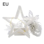 Led Twinkle Stars String Light Party Room Curtain Decoration Colorful Star Eu Plug