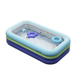 Piscine gonflable pour enfants,grande piscine gonflable d'extérieur,vêtements épais,vente en - Type 2.6m three rings