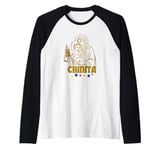 Virgen de la Chinita Iconic Maracaibo, Venezuela Tribute Raglan Baseball Tee