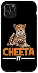 Coque pour iPhone 11 Pro Max Cheeta It Graphique Fast Cheetah Wildlife Runner -