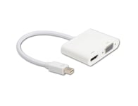 Prokord Adapter Mini Displayport To Hdmi (w Audio) Vga White Mini Displayport Hdmi + Vga (d-sub) Valkoinen