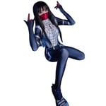 Cindy Moon Silk Cosplay Superhjälte Spiderman Silk Cosplay Kostym Body Kvinnor Flickor Zentai Halloween kostym för vuxna barn Full costume M