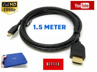 Premium Micro Hdmi 1.5m Cable For Tesco HUDL to TV HDTV Amazon Kindle Fire HD