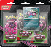 Pokémon TCG: Scarlet & Violet—Shrouded Fable 3-Pack Blister - Pecharunt (3 Booster Packs & Foil Promo Card)