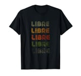 Love Heart Libre Tee Grunge Vintage Style Black Libre T-Shirt