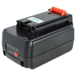 Battery for Black & Decker 40V MAX Cordless Hedge Trimmer 36V