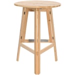 Table de bar pliable 78 cm Bois de sapin Vidaxl Brun