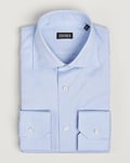 Zegna Slim Fit Oxford Dress Shirt Light Blue