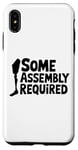 iPhone XS Max Some Assembly Required Funny Leg Amputee Humor Case