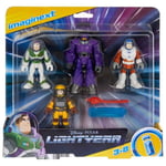 Imaginext Disney Pixar Lightyear  Buzz Lightyear Mission Figure 4 Pack