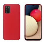 MYWAY COQUE COLORED TPU ROUGE SAMSUNG GALAXY A02S