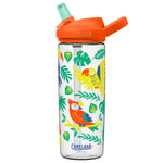 Camelbak Eddy+ Kids Tropical Birds 20oz/600ml spill proof water bottle