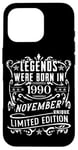 Coque pour iPhone 16 Pro Anniversaire Novembre 1990 Édition Limitée Cadeau Utilisé