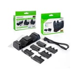 Noir-Station de charge double chargeur rapide pour Xbox One série, Station'accueil pour contrôleur, support U