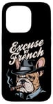 Coque pour iPhone 15 Pro Bulldog français Excuse My Frenchie Vintage Bulldog Lover